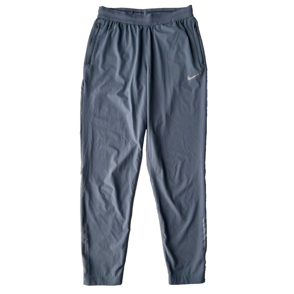 Nike Pants Dri-FIT Running Tapered Blue Grey 928605-445 Mens XS Athletic Jogger